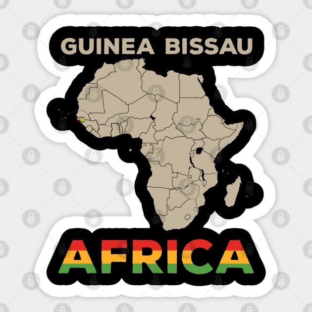 Guinea Bissau-Africa Sticker by Cuteepi